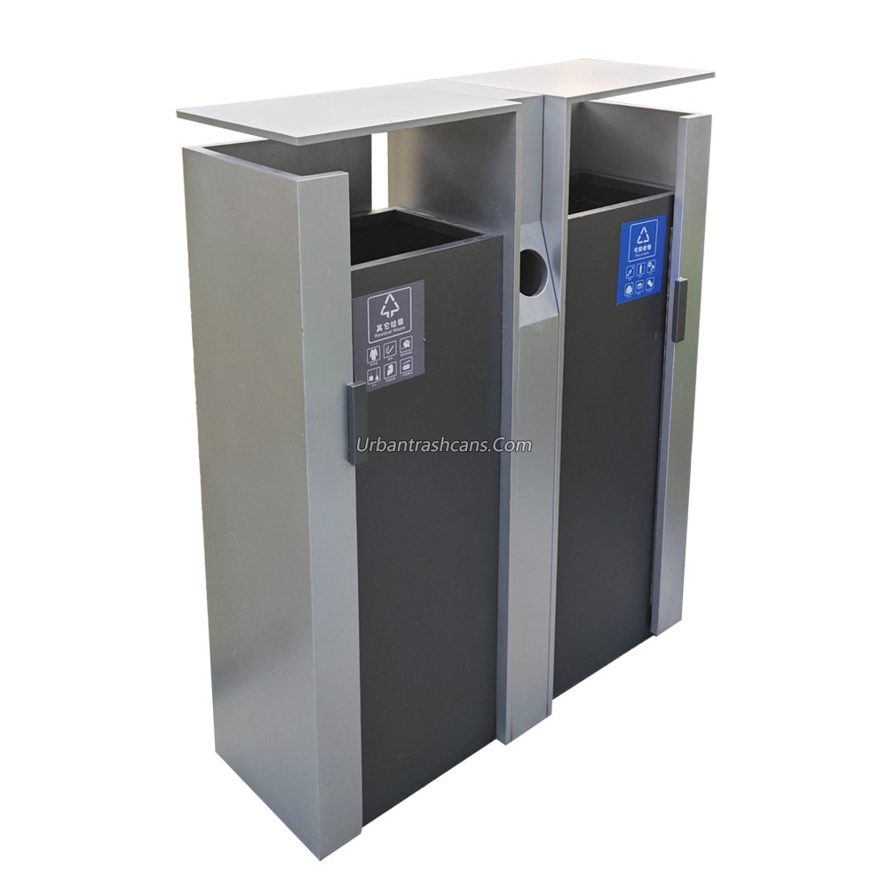 TB-M-000 Metal trash can / trash bin