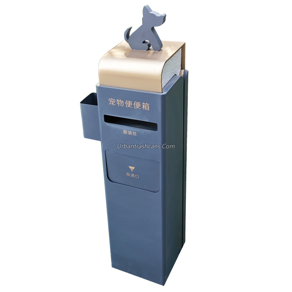 TB-M-004 Metal trash can / trash bin