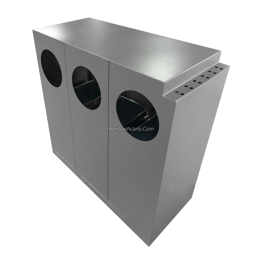 TB-M-011 Metal trash can / trash bin