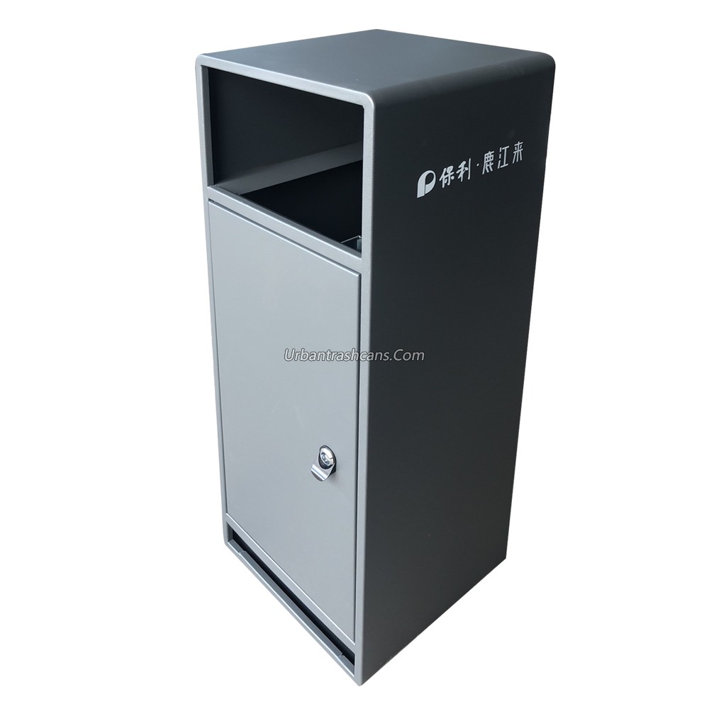 TB-M-013 Metal trash can / trash bin