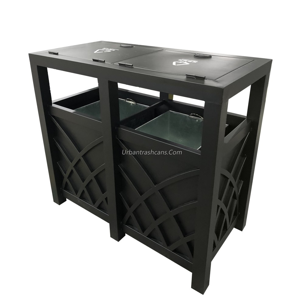 TB-M-017 Metal trash can / trash bin