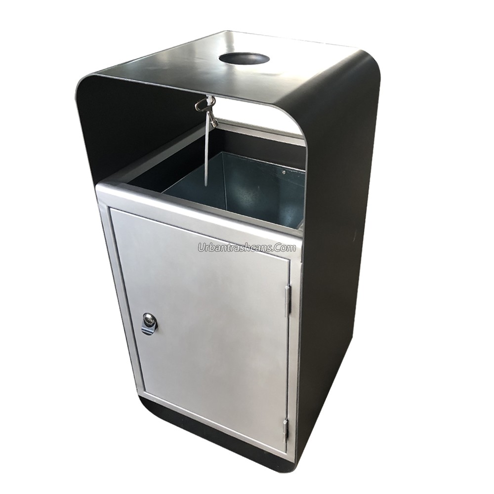 TB-M-020 Metal trash can / trash bin