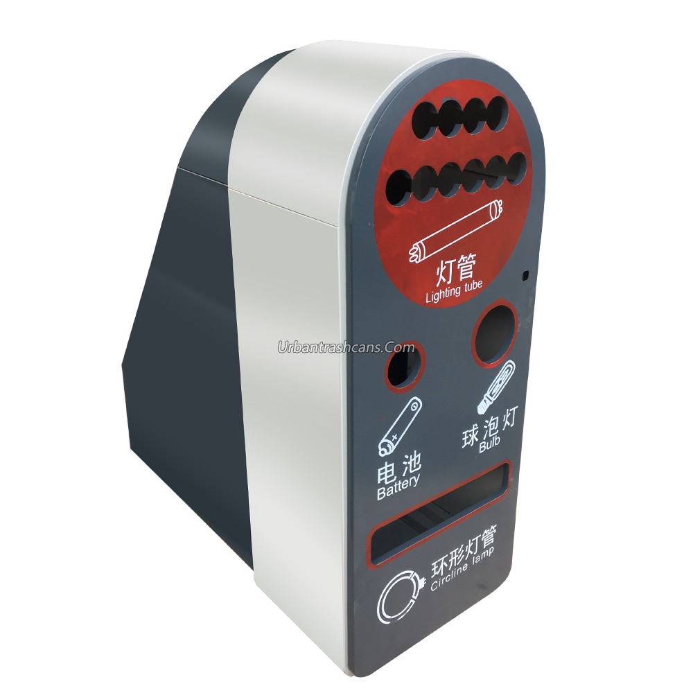 TB-M-025 Metal trash can / trash bin