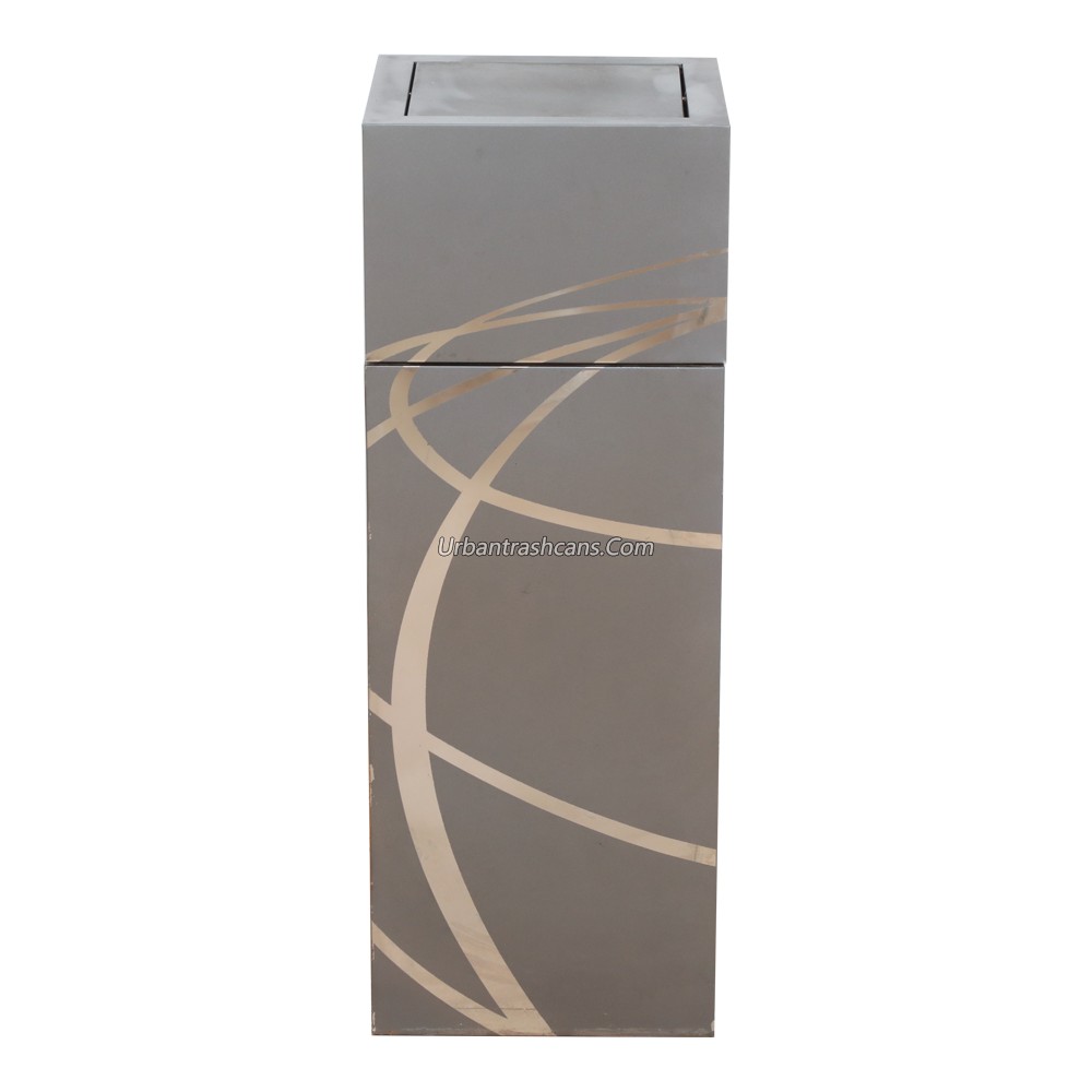 TB-M-063 Metal trash can / trash bin