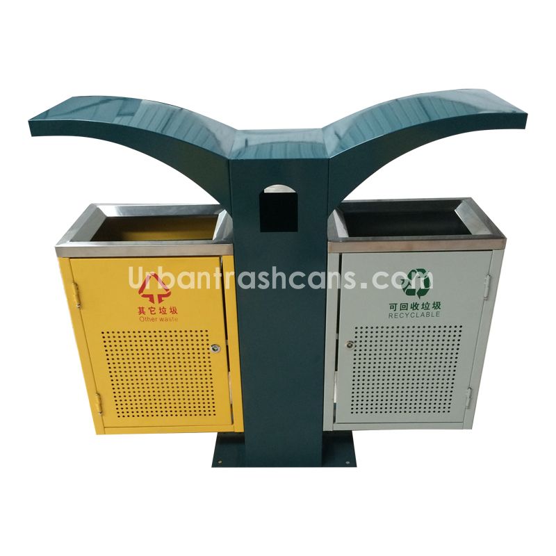 TB-M-132 Metal trash can / trash bin