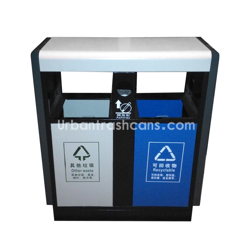 TB-M-134 Metal trash can / trash bin