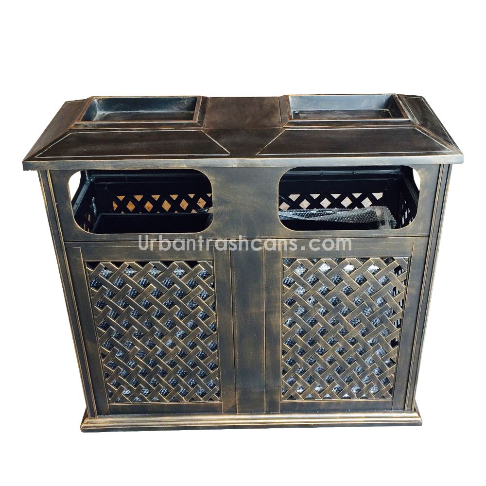 TB-M-139 Metal trash can / trash bin
