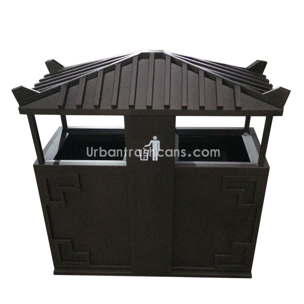 TB-M-144 Metal trash can / trash bin