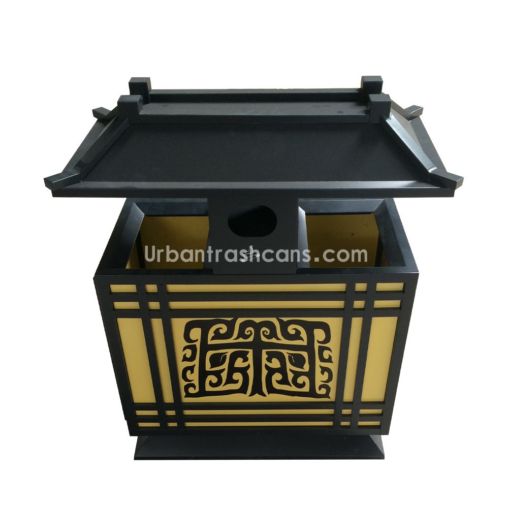TB-M-146 Metal trash can / trash bin
