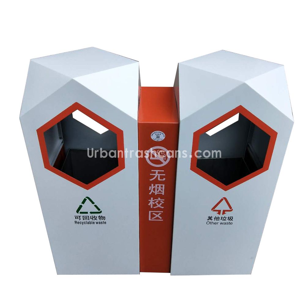 TB-M-151 Metal trash can / trash bin