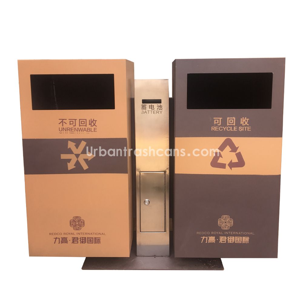 TB-M-152 Metal trash can / trash bin