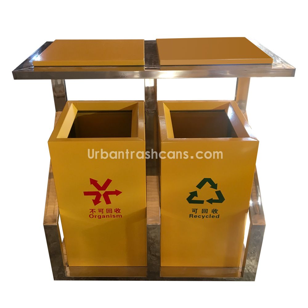 TB-M-150 Metal trash can / trash bin