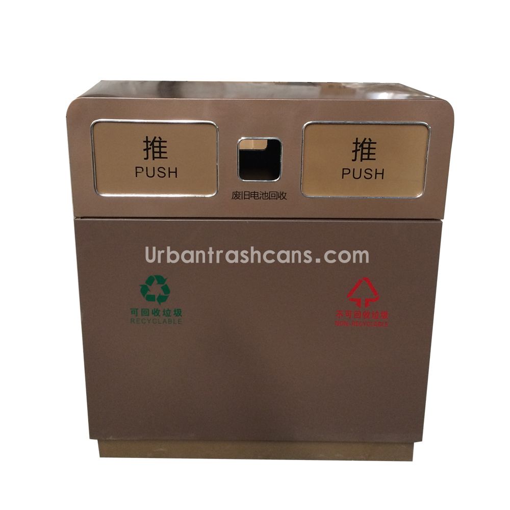 TB-M-154 Metal trash can / trash bin