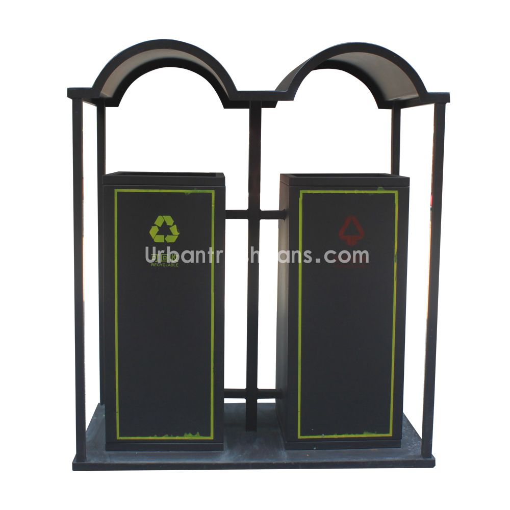 TB-M-155 Metal trash can / trash bin
