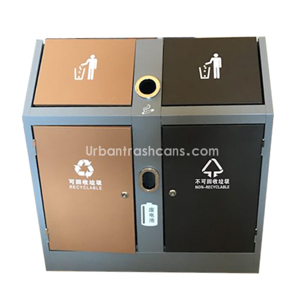 TB-M-156 Metal trash can / trash bin