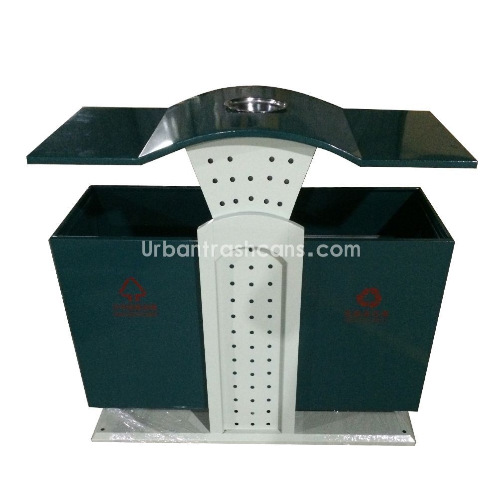 TB-M-157 Metal trash can / trash bin