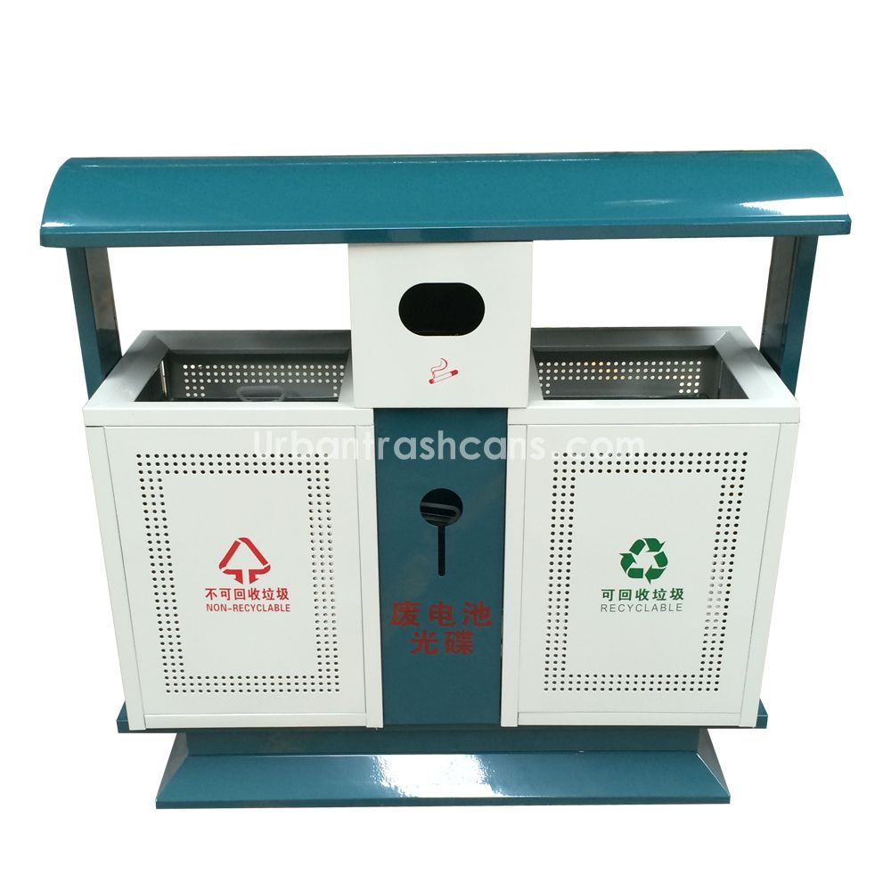 TB-M-161 Metal trash can / trash bin