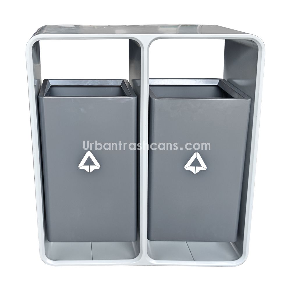 TB-M-162 Metal trash can / trash bin