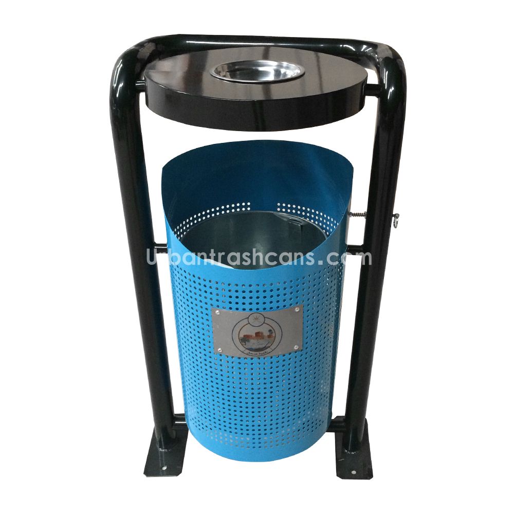 TB-M-167 Metal trash can / trash bin