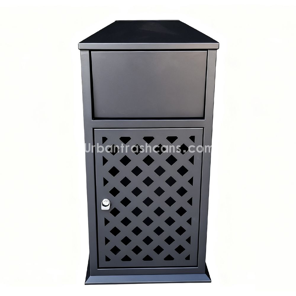 TB-M-176 Metal trash can / trash bin