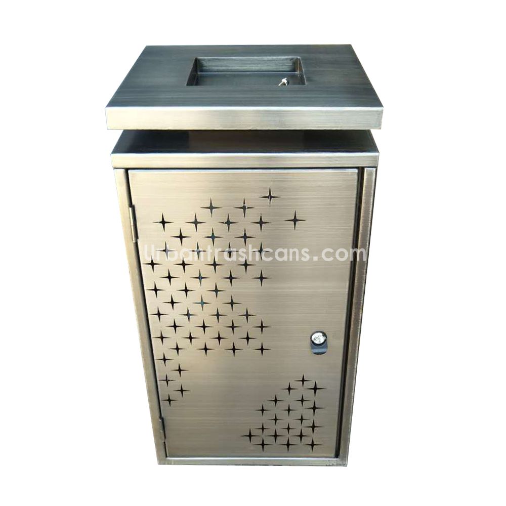 TB-M-188 Metal trash can / trash bin