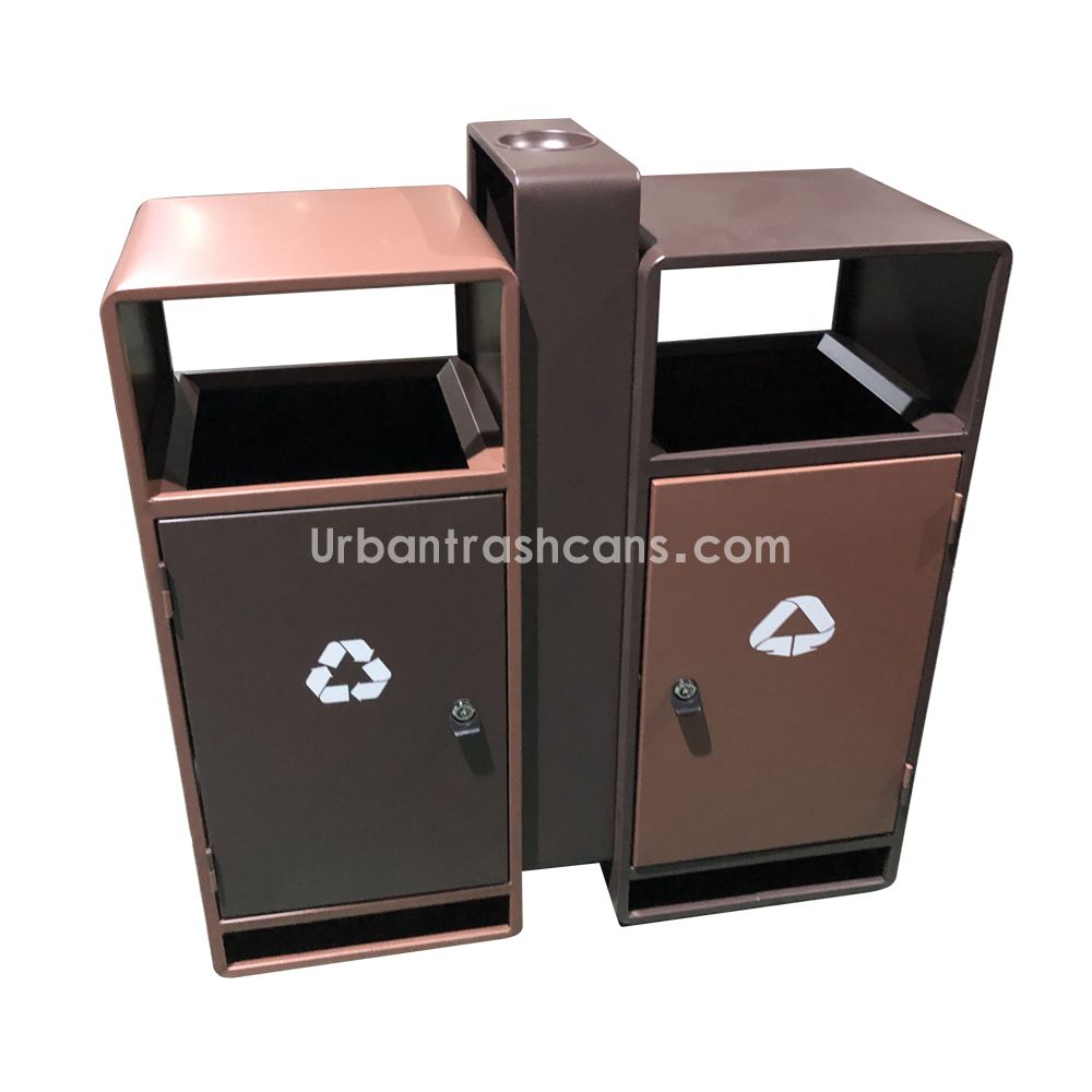 TB-M-191 Metal trash can / trash bin