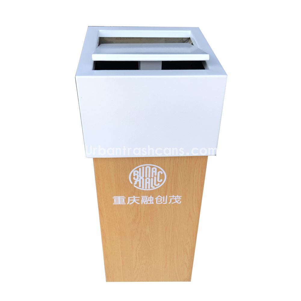  TB-M-198 Metal trash can / trash bin