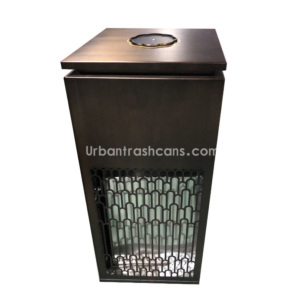  TB-M-200 Metal trash can / trash bin