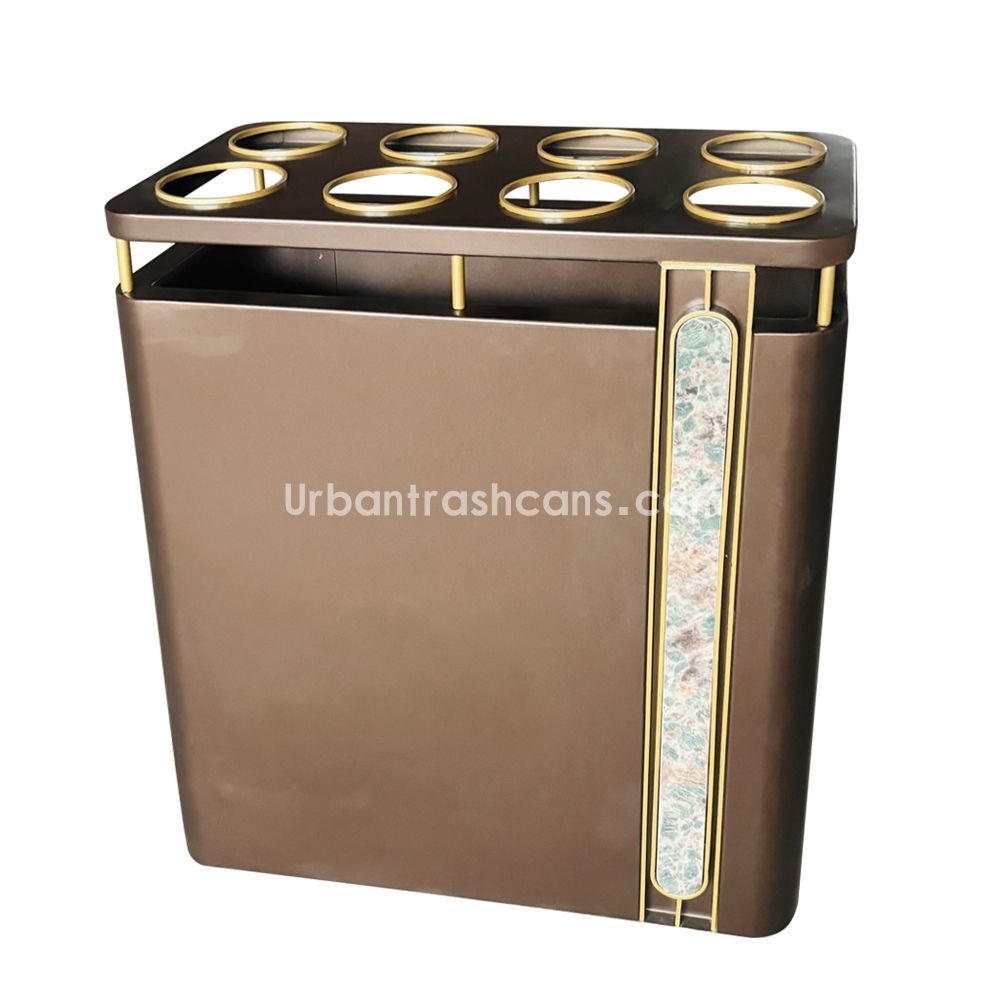 TB-M-207 Metal trash can / trash bin