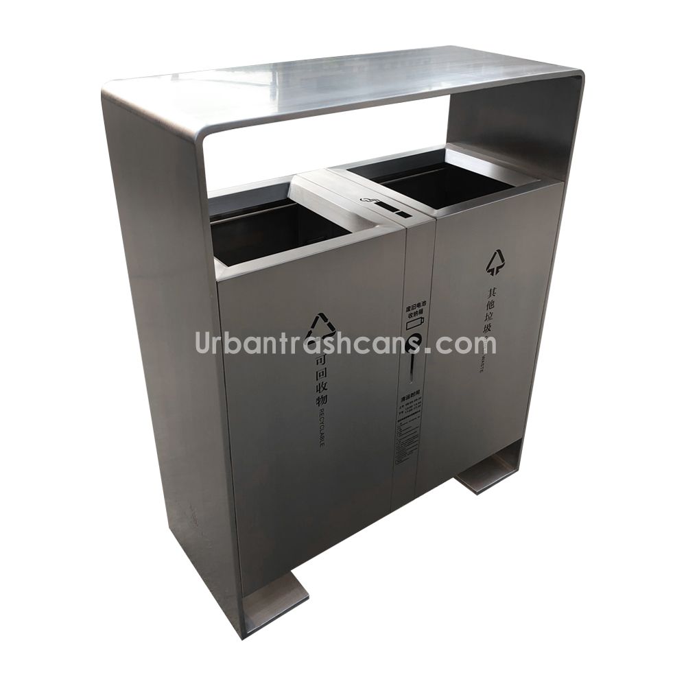  TB-M-214 Metal trash can / tr