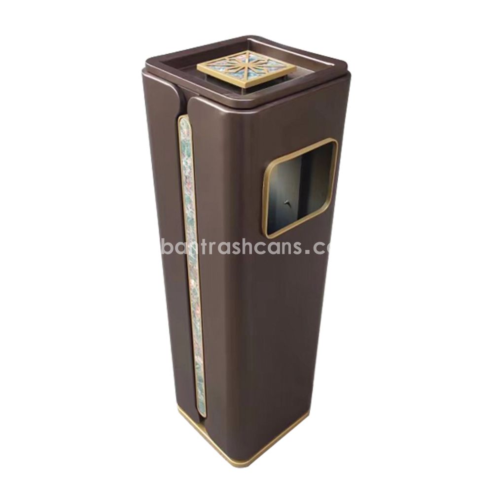 TB-M-205 Metal trash can / trash bin